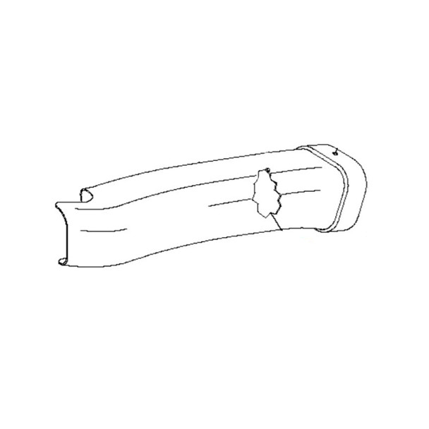 Husqvarna OEM 584467801 - Chute Upper Ltvb 30 Bagger - Husqvarna Original Part