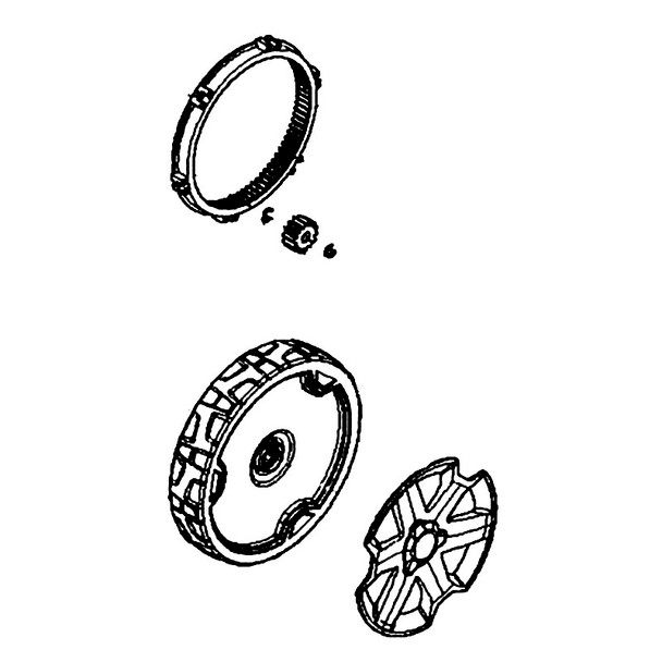 Husqvarna OEM 593736502 - Eel Assembly Rear Le221R - Husqvarna Original Part