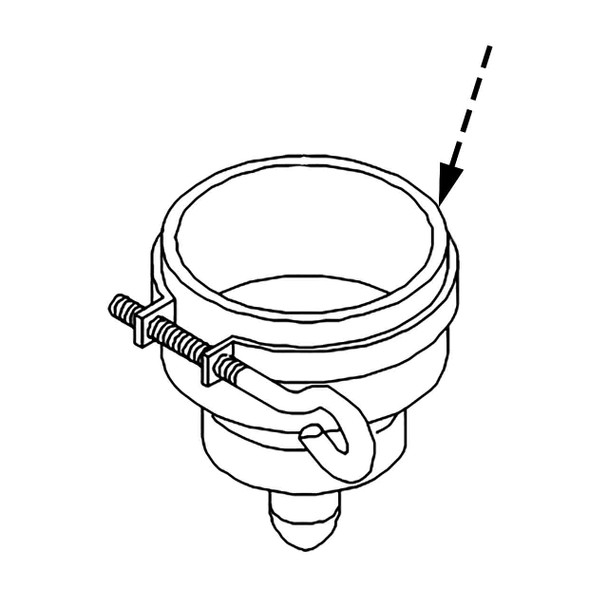 Hustler OEM 058941 - VACUATOR CUP ASSEMBLY - Hustler Original Part