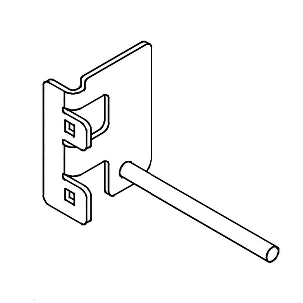 Hustler OEM 113692 - ANTI SCALP BRACKET W/A LEFT HAND 60 IN AND 66 IN - Hustler Original Part