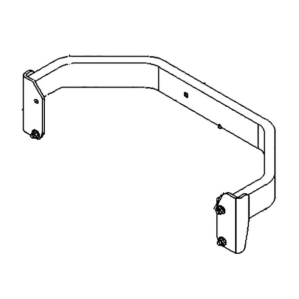 Husqvarna OEM 522675705 Bumper Rear Long Snapper Red X Husqvarna Original Part - NO LONGER AVAILABLE