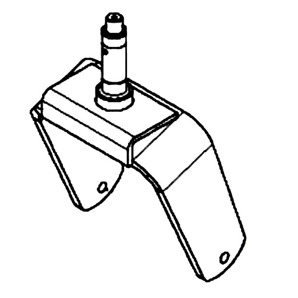 Husqvarna OEM 525611905 Fork Caster Snapper Red X672 Husqvarna Original Part - NO LONGER AVAILABLE