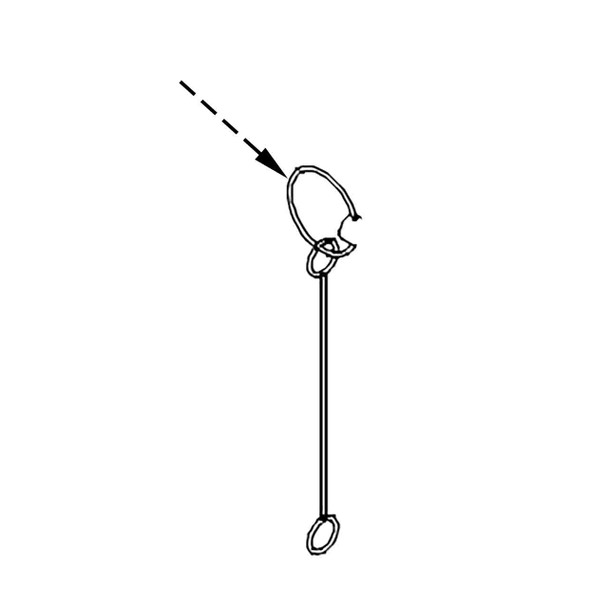 Hustler OEM 601224 - LATCH LANYARD - Hustler Original Part