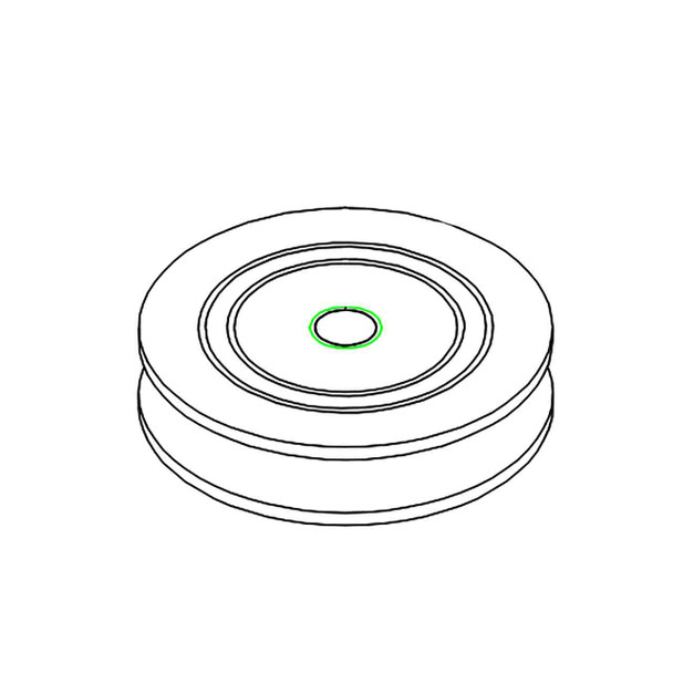 Hustler OEM 601226 - DRIVE PULLEY - Hustler Original Part