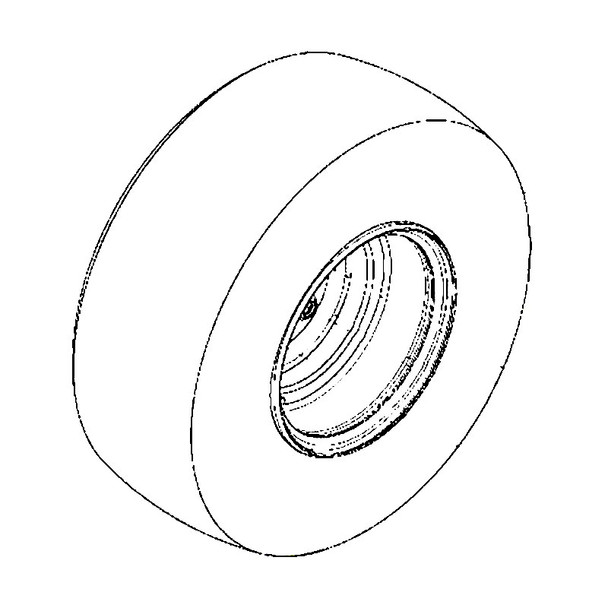 Husqvarna OEM 590704802 - Wheel Assembly.20X10-10.4H.0.781.Po - Husqvarna Original Part