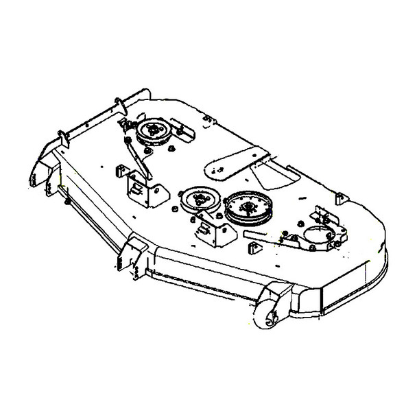 Husqvarna OEM 591359703 - Deck Service With Decals.60".10Ga Orange - Husqvarna Original Part