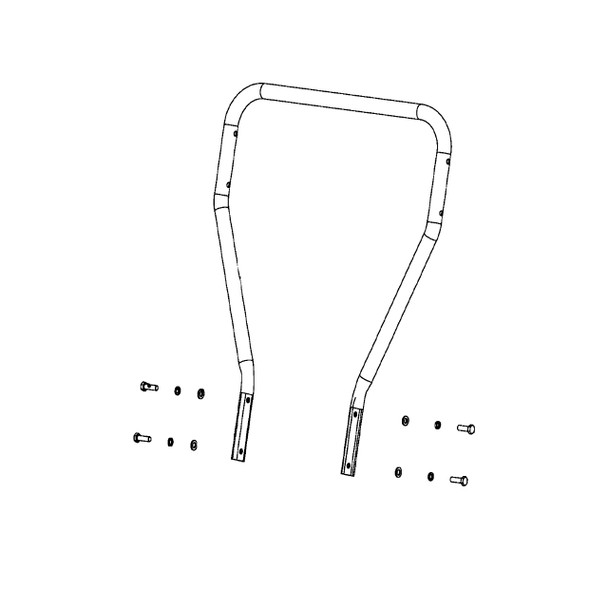 HUSQVARNA Lower Handle Kit (Grey) 596013802 Image 1