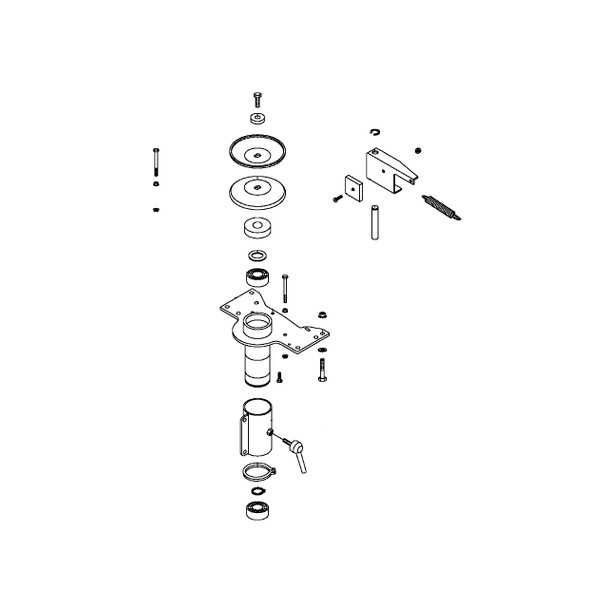 HUSQVARNA Support Assy Support Of Shaft 597712602 Image 1