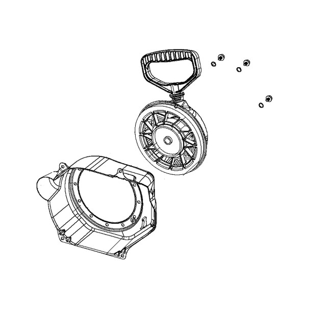 HUSQVARNA Starter Assy 598684433 Image 1