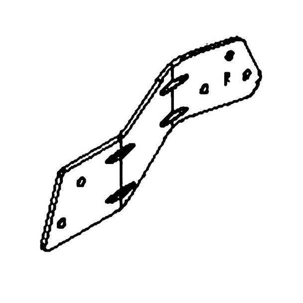 Husqvarna OEM 599361602 - Bracket Right Hand Front Support Bagger - Husqvarna Original Part Husqvarna OEM 599361602 - Bracket Right Hand Front Support Bagger - Husqvarna Original Part