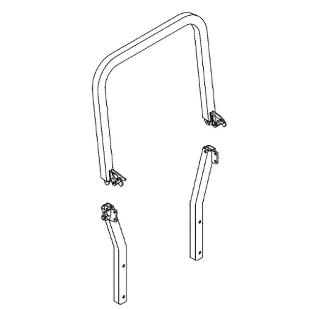 Hustler OEM 604890 - ROPS ASSEMBLY - Hustler Original Part