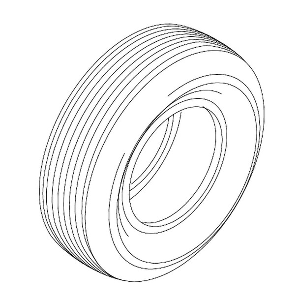 Hustler OEM 770354 - TIRE 18 X 8 MULTI TRAC - Hustler Original Part