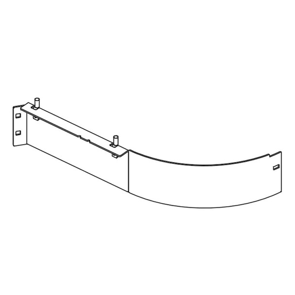 Hustler OEM 121492 - FRONT LEFT HAND BAFFLE W/A 54 IN DECK - Hustler Original Part