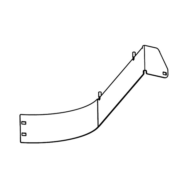 Hustler OEM 121495 - BAFFLE FRONT RH 48" W/A - Image 1