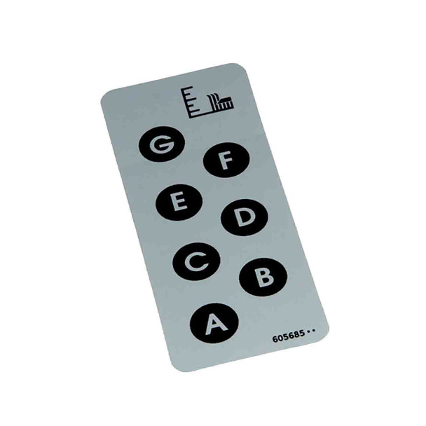 Hustler OEM 605685 - DECAL DECK HEIGHT - Hustler Original Part
