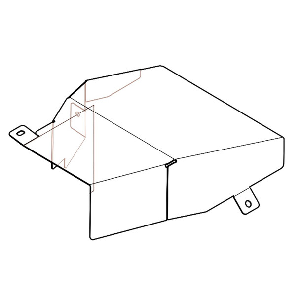 Hustler OEM 124342-3 - 60 BELT COVER - Image 1 Hustler OEM 124342-3 - 60 BELT COVER - Image 1
