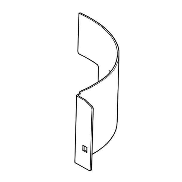 Hustler OEM 123540 - CENTER MULCH BAFFLE - Hustler Original Part