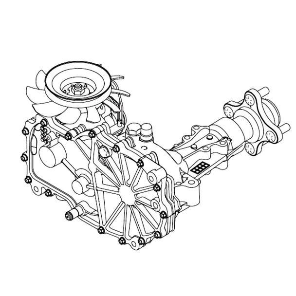 Hustler OEM 607090 - ZT3100 24.74:1 TRANS - Image 1