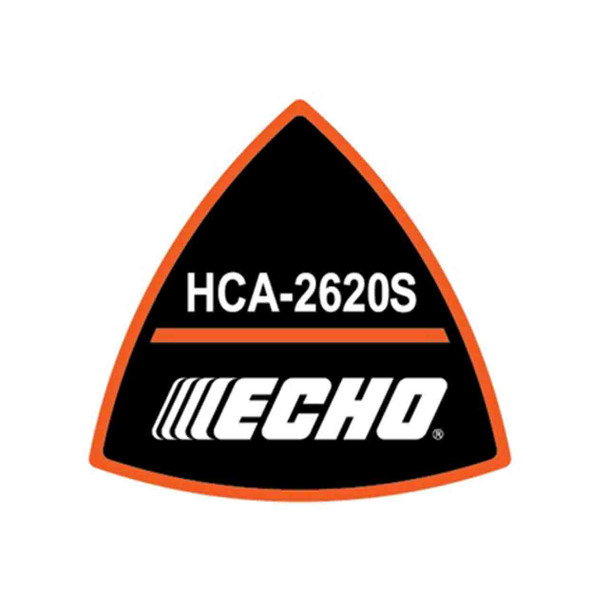 Echo OEM X547003680 - LABEL, RECOIL STARTER HCA-2620S - Echo Original Part