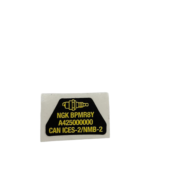 Shindaiwa OEM X532004970 - Label Spark Plug Bpmr8Y - Shindaiwa Original Part Shindaiwa OEM X532004970 - Label Spark Plug Bpmr8Y - Shindaiwa Original Part