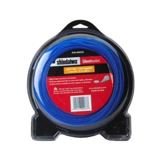 Shindaiwa OEM 809501 - .095 1 Lb - Silentwist Spiral Blue Trimmer Line - Shindaiwa Original Part