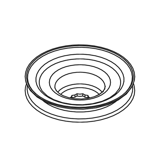 Hustler OEM 608213 - V PULLEY DRIVE 4.50 IN EFF - Hustler Original Part