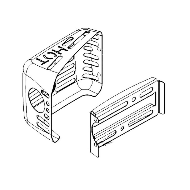 Kohler OEM 14 314 22-S - GUARD; MUFFLER (TORO) - Kohler Original Part
