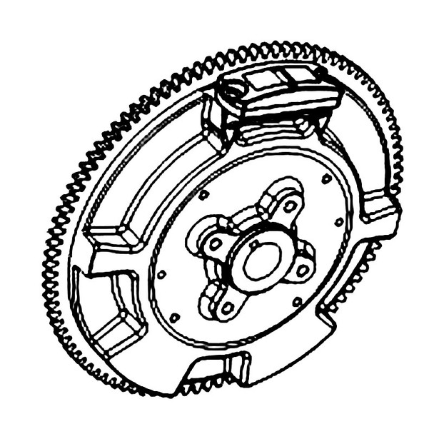 Kohler OEM 24 025 63-S - FLYWHEEL ASSEMBLY - Kohler Original Part