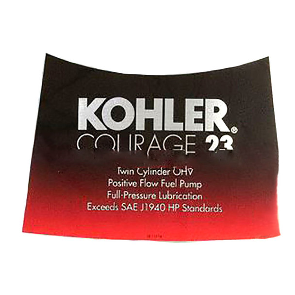 Kohler OEM 32 113 14-S - DECAL; 23 HP - Kohler Original Part