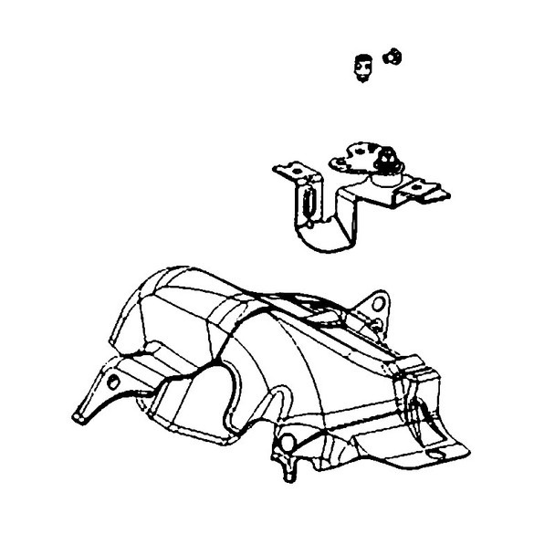 Kohler OEM 17 126 234-S - BRACKET ASSEMBLY; CONTROL SYST - Kohler Original Part
