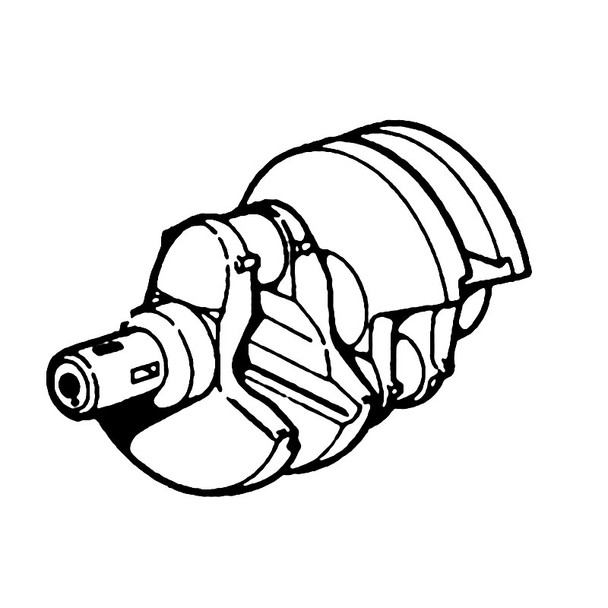 Kohler OEM ED0010511040-S - CRANKSHAFT ASSEMBLY LDW702 - Kohler Original Part