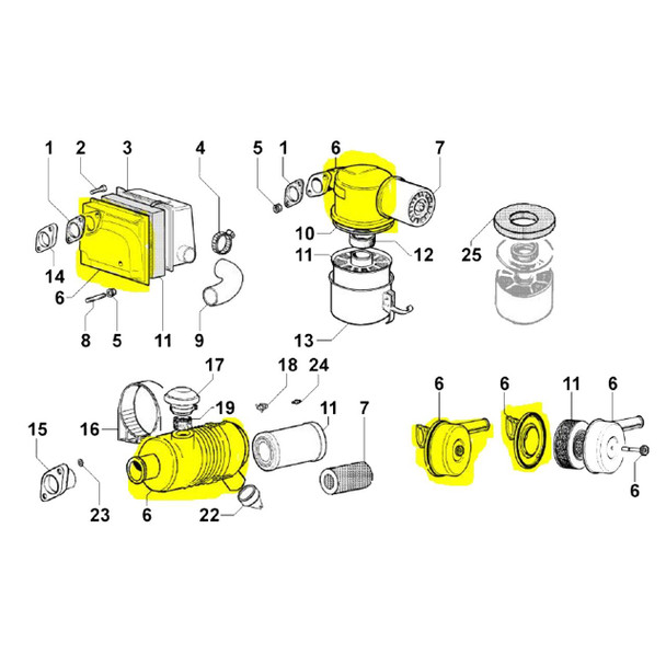 Kohler OEM ED00268R0290-S - AIR FILTER - Kohler Original Part - Image 1 Kohler OEM ED00268R0290-S - AIR FILTER - Kohler Original Part - Image 1