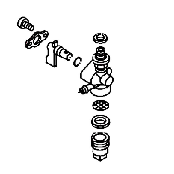 Kohler OEM 33 462 01-S - VALVE; FUEL COCK ASSEMBLY - Kohler Original Part