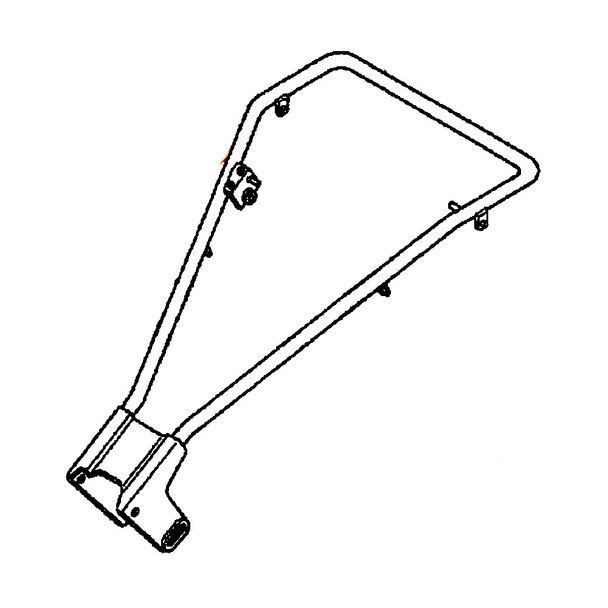 Honda OEM 53110-777-000ZB - PIPE HANDLE NH105 -  Honda Original Part Honda OEM 53110-777-000ZB - PIPE HANDLE NH105 -  Honda Original Part