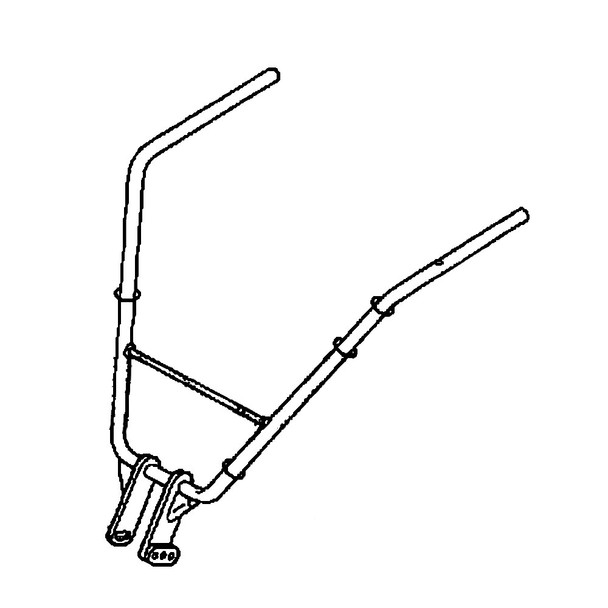 Honda OEM 53110-V14-000 - PIPE HANDLE -  Honda Original Part