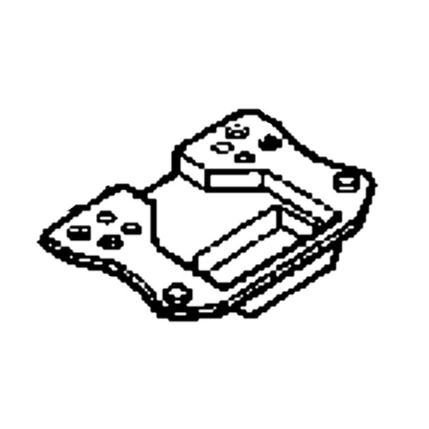 Honda OEM 68310-ZB7-000 - GUIDE AIR (LOWER) -  Honda Original Part