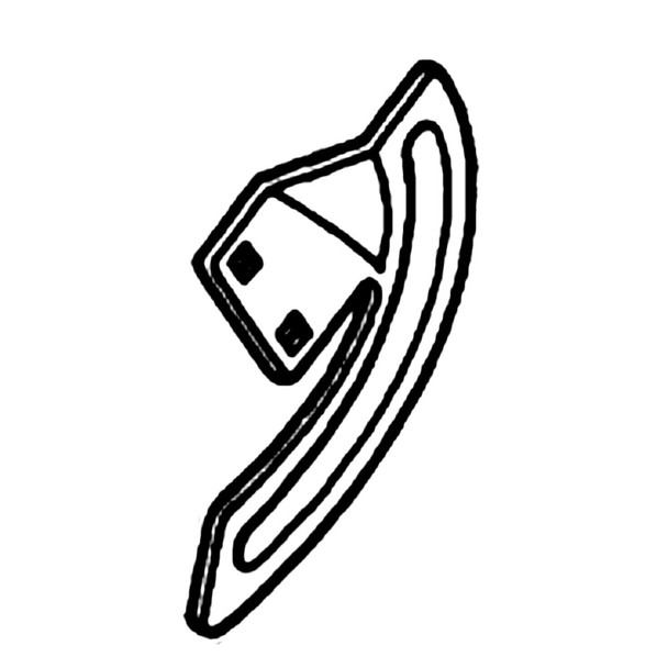 Honda OEM 72406-743-000 - STEEL L. AUGER -  Honda Original Part