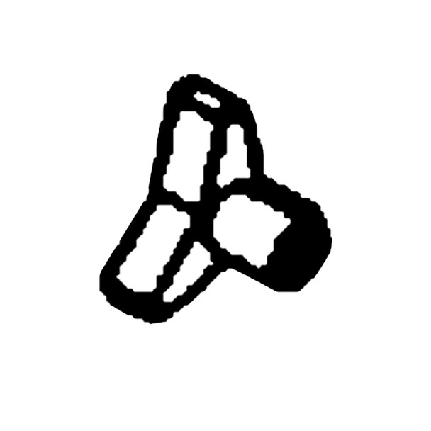 Honda OEM 76314-771-S00 - KNOB 5/16 -  Honda Original Part Honda OEM 76314-771-S00 - KNOB 5/16 -  Honda Original Part