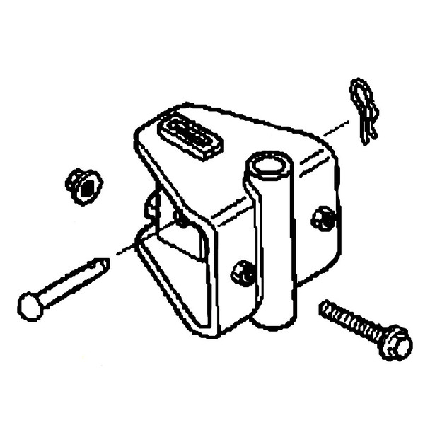 Honda OEM 80100-733-R80 - HITCH ATTACHMENT -  Honda Original Part