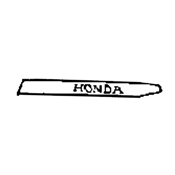 Honda OEM 87102-763-B00 - STRIPE LEFT SIDE -  Honda Original Part