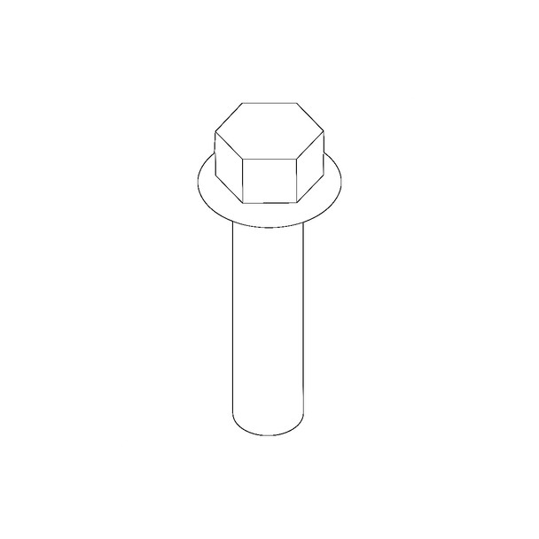 Honda OEM 93402-10025-08 - BOLT-WASHER (10X25) -  Honda Original Part