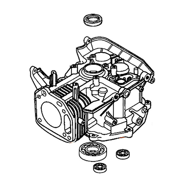 Honda OEM 12000-Z1E-415 - CYLINDER ASSEMBLY -  Honda Original Part