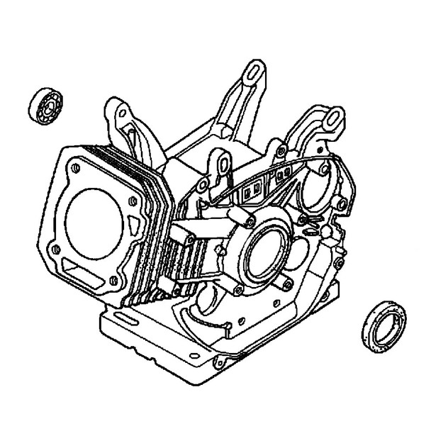 Honda OEM 12000-ZF6-Q20 - CYLINDER ASSEMBLY -  Honda Original Part ** SUPERSEDED TO 12000-ZF6-Q21  **
