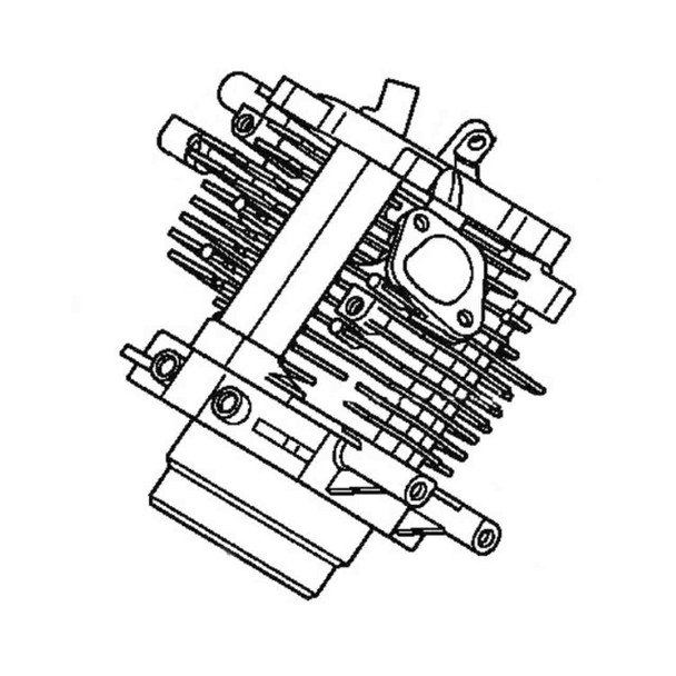 Honda OEM 12110-ZDW-000 - CYLINDER HEAD (#1) -  Honda Original Part