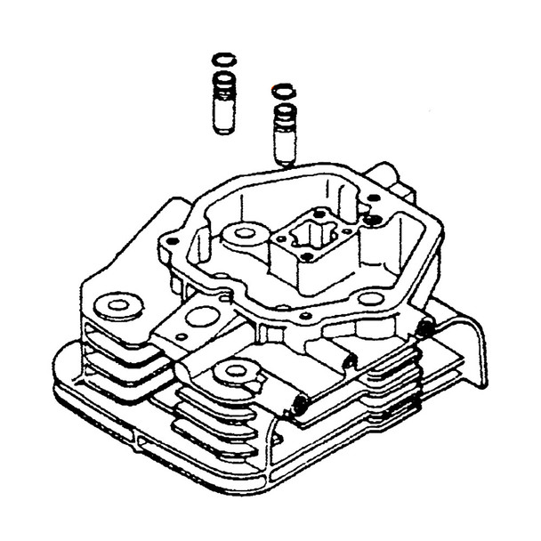 Honda OEM 12200-ZG3-010 - CYLINDER HEAD -  Honda Original Part