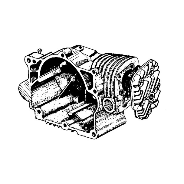 Honda OEM 12201-812-010 - CYLINDER HEAD -  Honda Original Part