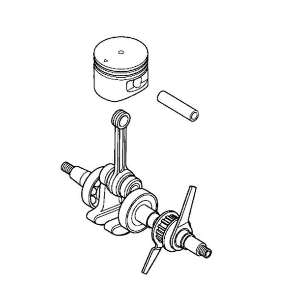 Honda OEM 13310-Z3E-000 - CRANKSHAFT -  Honda Original Part