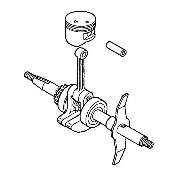 Honda OEM 13310ZM3000CRANKSHAFT Honda Original Part **SUPERSEDED TO 04103-ZM3-020**