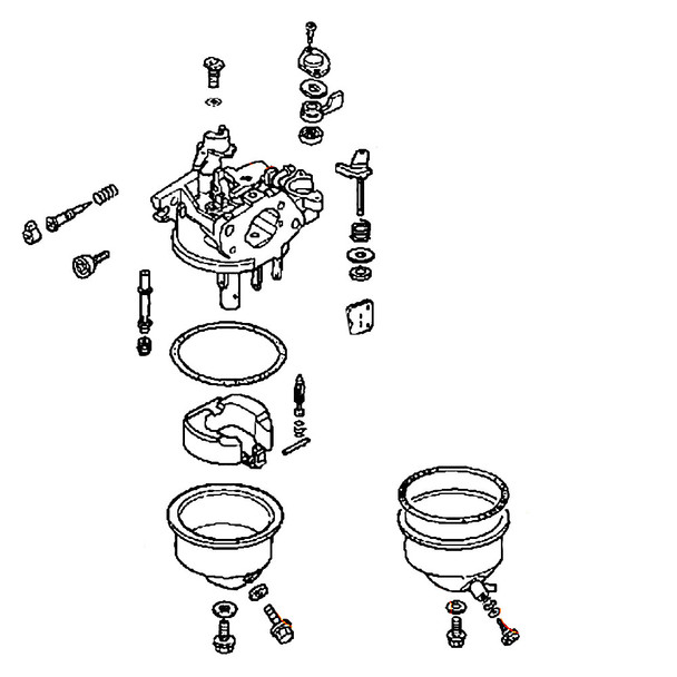 Honda OEM 16100-Z4P-WB1 - CARBURETOR (BEA2V A) -  Honda Original Part