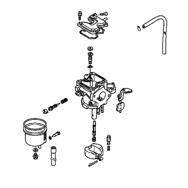 Honda OEM 16100ZDJ851 CARBURETOR (BF33Y A)  Honda Original Part - NO LONGER AVAILABLE
